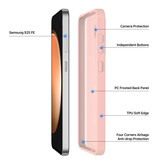 Samsung Galaxy S25 FE hoesje – slanke backcover met volledige MagSafe ondersteuning - Lichtroze