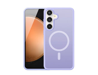 Dux Ducis Yind Samsung Galaxy S25 FE hoesje – slanke backcover met MagSafe ondersteuning - Lila