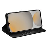 Samsung Galaxy S25 FE leren bookcase hoesje - Zwart