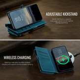 Samsung Galaxy S25 FE hoesje portemonnee tasje - Blauw