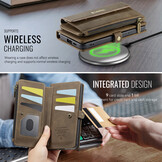 Samsung Galaxy S25 FE hoesje portemonnee tasje - Bruin