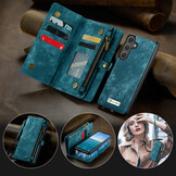 Samsung Galaxy S25 FE Vintage 2 in 1 portemonnee hoes - Blauw