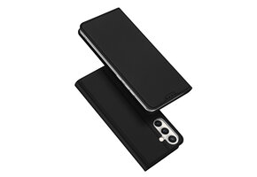 Dux Ducis Samsung Galaxy S25 FE - Slim bookcase hoesje - Zwart