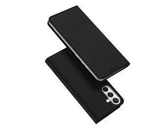 Dux Ducis Samsung Galaxy S25 FE - Slim bookcase hoesje - Zwart