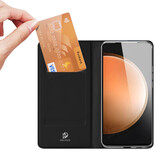 Samsung Galaxy S25 FE Slim Bookcase hoesje - Zwart