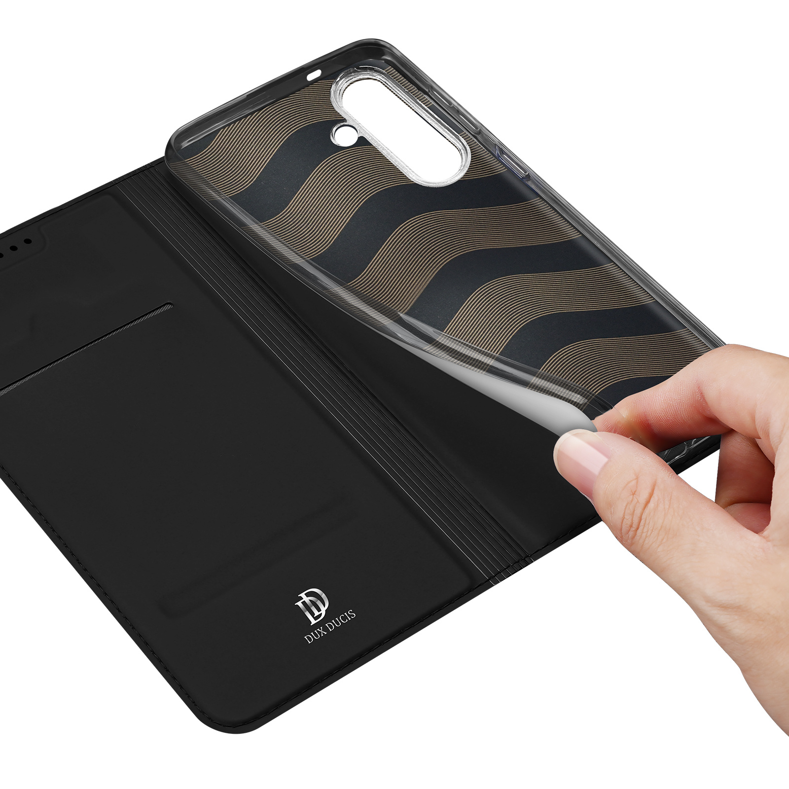 Samsung Galaxy S25 FE Slim Bookcase hoesje - Zwart