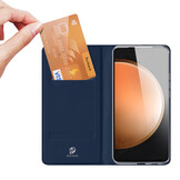 Samsung Galaxy S25 FE Slim Bookcase hoesje - Donkerblauw