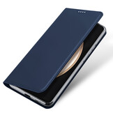 Samsung Galaxy S25 FE Slim Bookcase hoesje - Donkerblauw