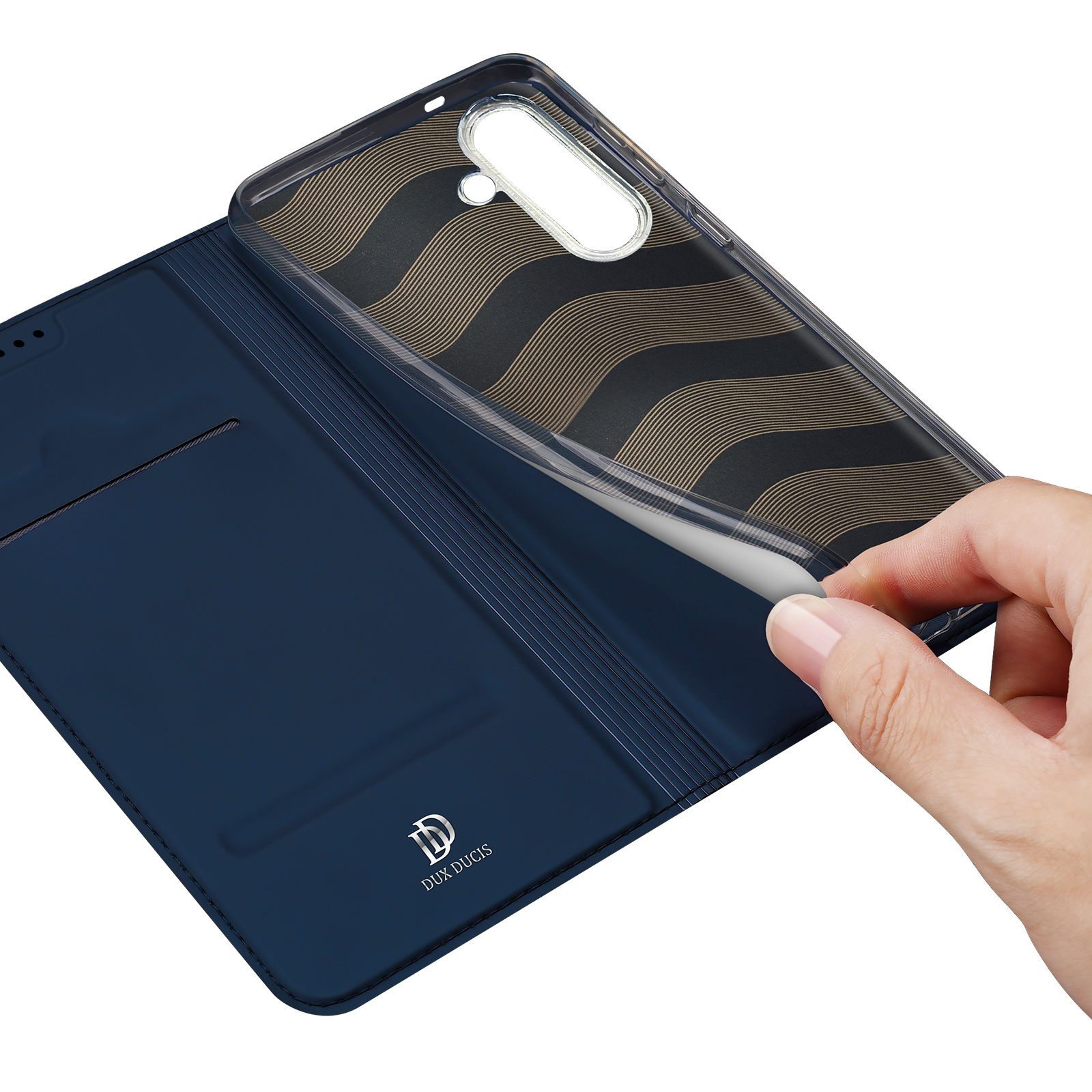 Samsung Galaxy S25 FE Slim Bookcase hoesje - Donkerblauw