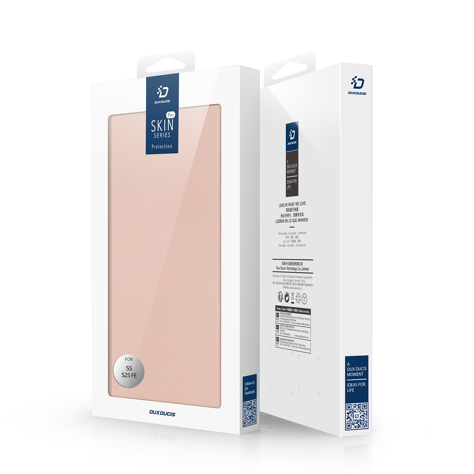 Samsung Galaxy S25 FE Slim Bookcase hoesje - Rose Goud