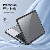 MacBook Pro 16 inch (2021-2024) Armor cover hoes - Zwart