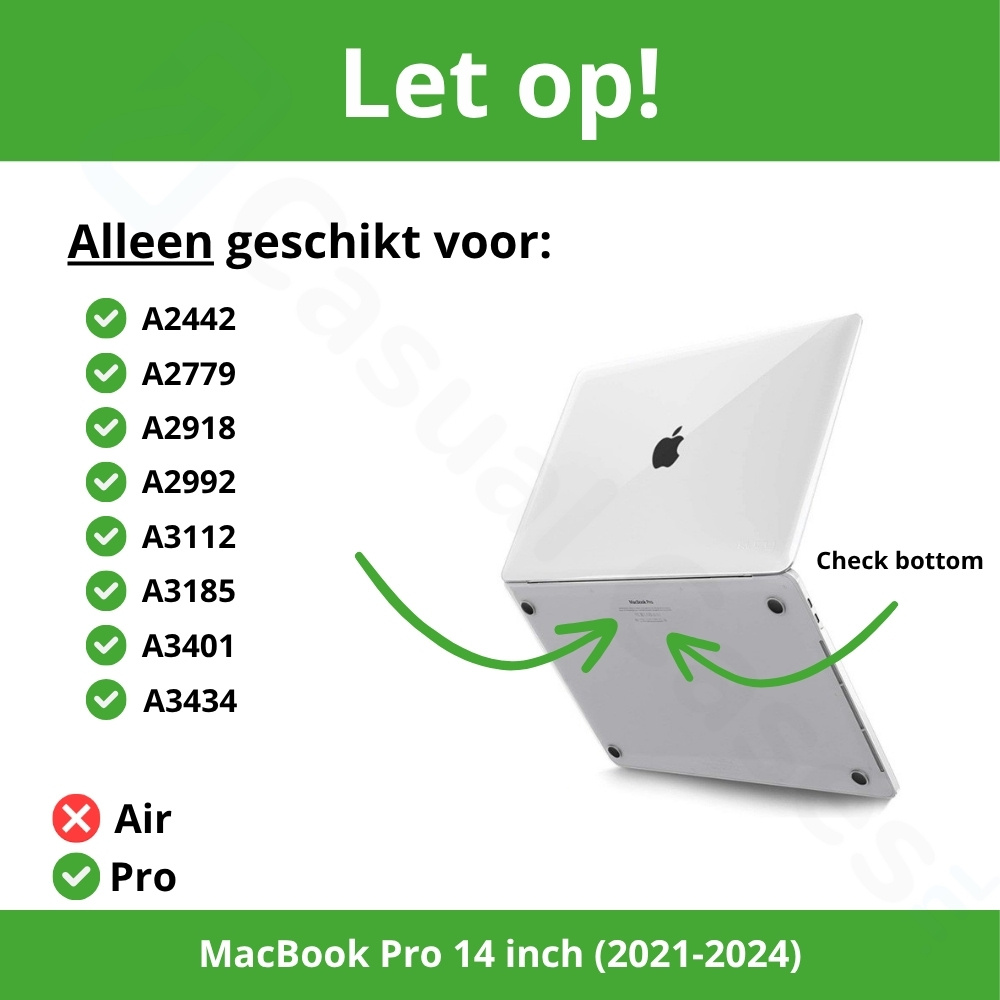 Dux Ducis MacBook Pro 14 inch (2021-2025) Glazen Screenprotector Privacy - Zwart