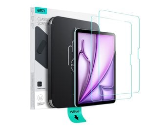 ESR iPad Air 13 inch (2024/2025) Tempered Glass (2 stuks) screenprotector - Installatie tool - Case Friendly - Militair Getest Glas