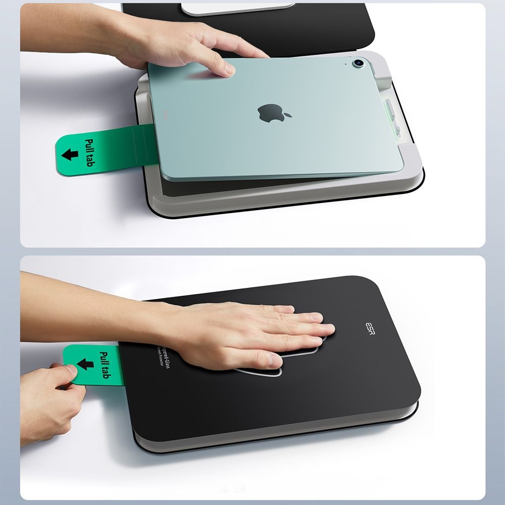 iPad Air 13 inch (2024/2025) Tempered Glass screenprotector (2 stuks) - Installatie tool - Case Friendly - Militair Getest Glas