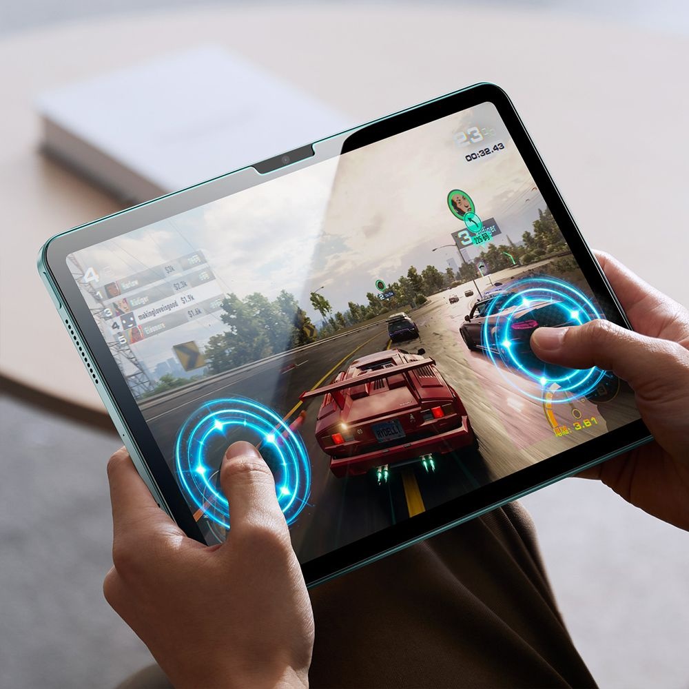 iPad Air 13 inch (2024/2025) Tempered Glass screenprotector (2 stuks) - Installatie tool - Case Friendly - Militair Getest Glas