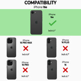 iPhone 17e / iPhone 16e Powerbank hoesje 7000 mAh hoes - Zwart