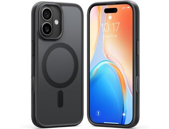 Torras iPhone 17 hoesje - slanke bescherming met MagSafe ondersteuning - Zwart