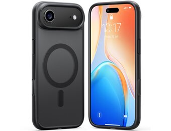 Torras iPhone 17 Air hoesje - slanke bescherming met MagSafe ondersteuning - Zwart