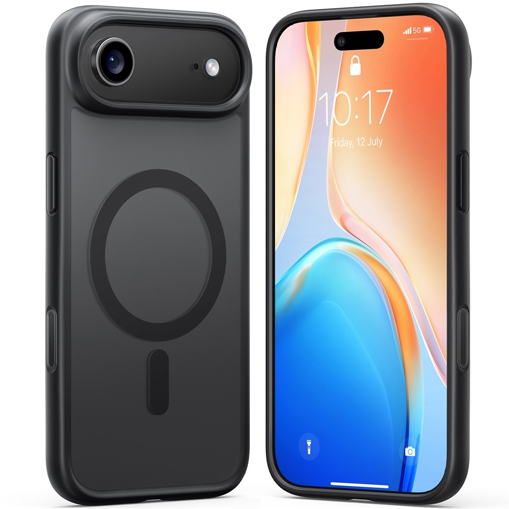 Torras iPhone 17 Air hoesje - slanke bescherming met MagSafe ondersteuning - Zwart