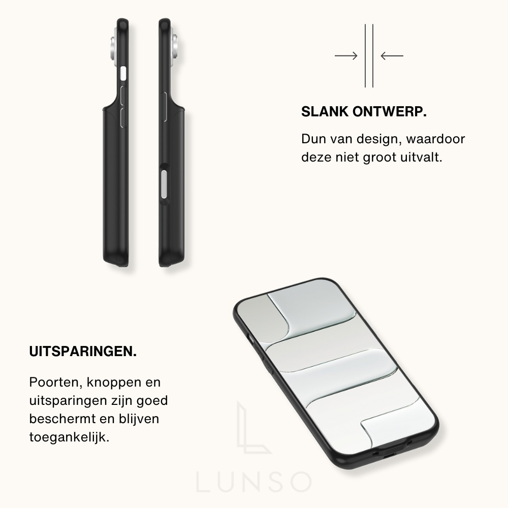 iPhone 17 Air Powerbank hoesje 7000 mAh hoes - Zwart