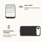 iPhone 17 Air Powerbank hoesje 7000 mAh hoes - Zwart