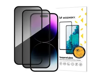 (2 stuks) Wozinsky iPhone 17  Screenprotector - Privacy Glass