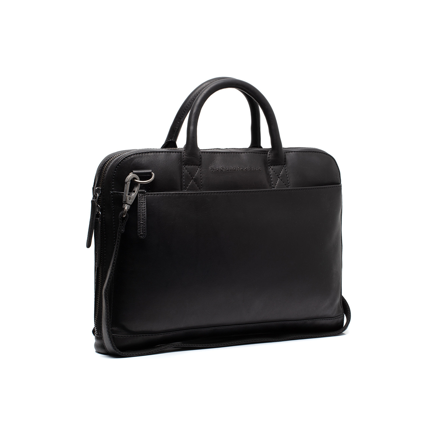 The Chesterfield Brand Tilbury - Leren Laptoptas tot 14 inch - Zwart