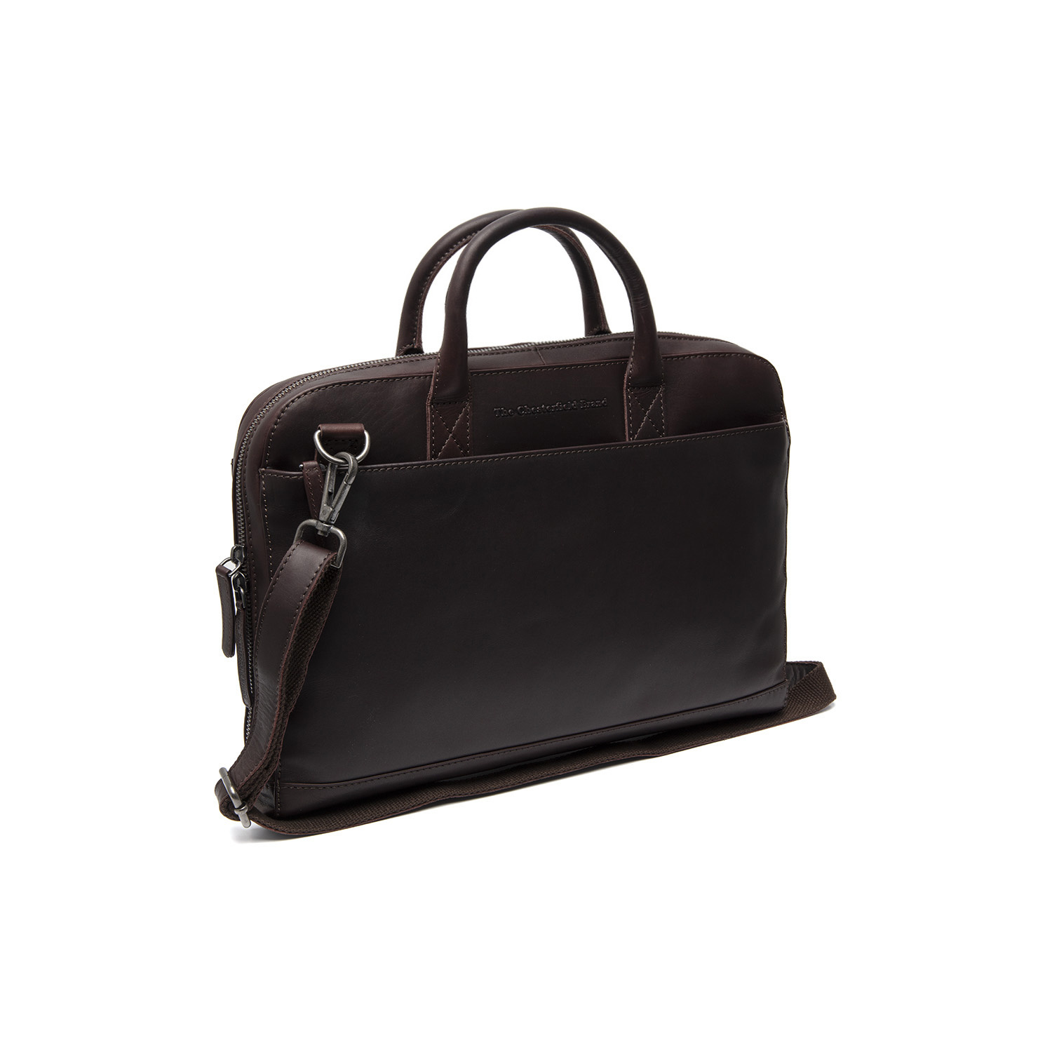 The Chesterfield Brand Tilbury - Leren Laptoptas tot 14 inch - Bruin