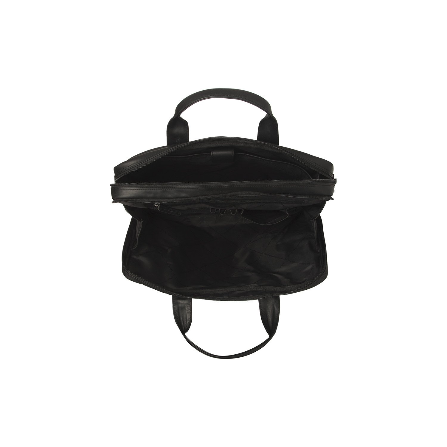 The Chesterfield Brand Frazer leren laptoptas voor 14 en 15 inch laptops - Zwart