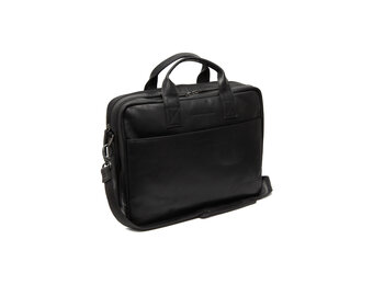 The Chesterfield Brand Frazer - Leren Laptoptas tot 15 inch - Zwart