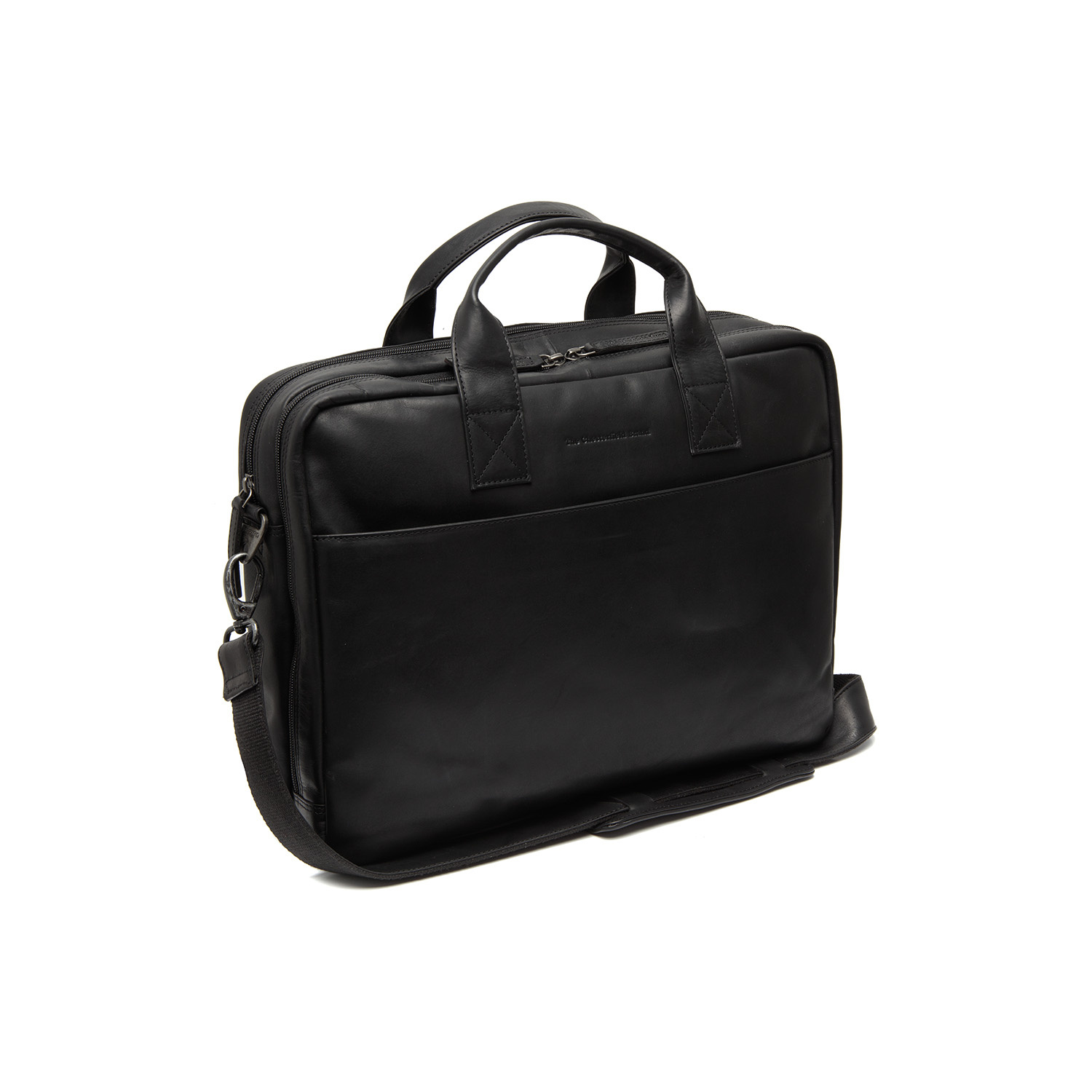 The Chesterfield Brand Frazer - Leren Laptoptas tot 15 inch - Zwart