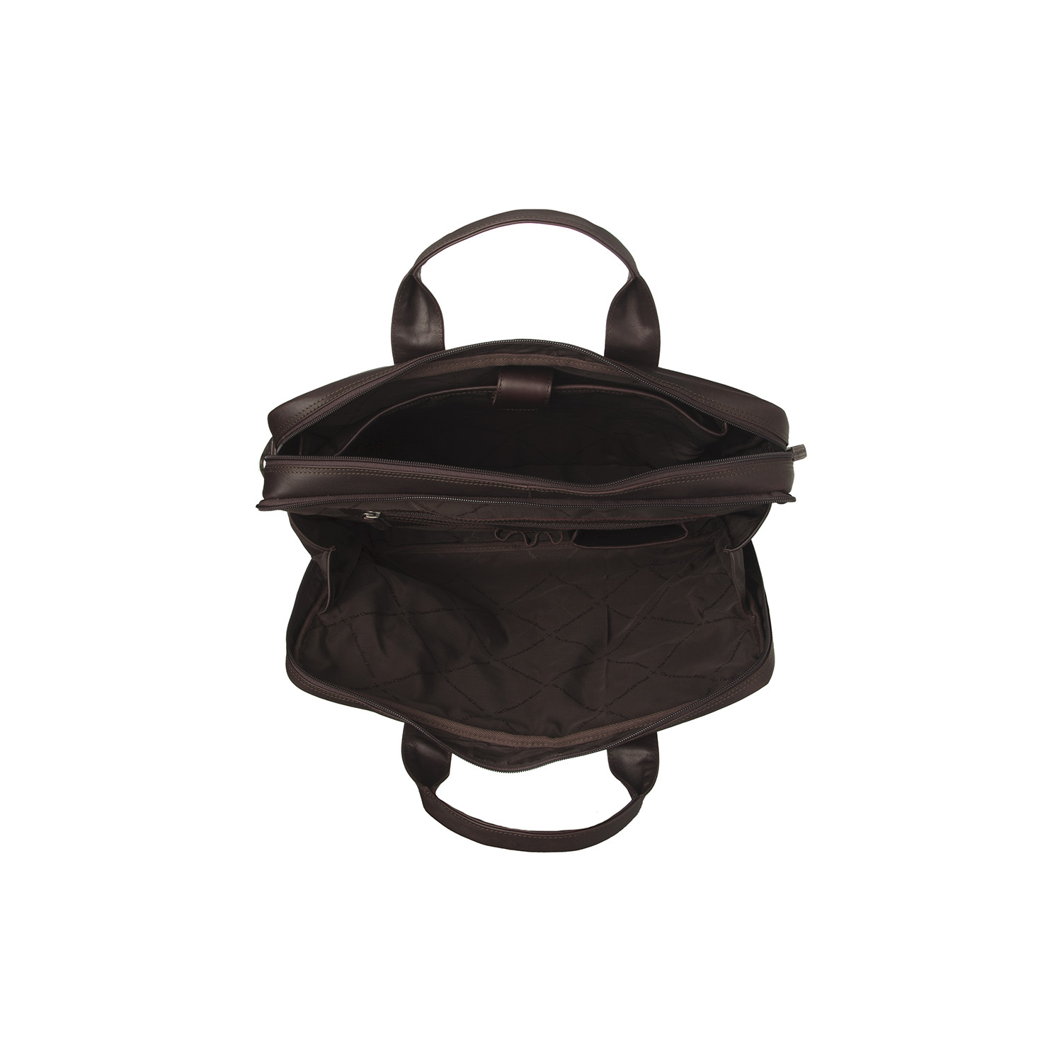 The Chesterfield Brand Frazer leren laptoptas voor 14 en 15 inch laptops - Bruin