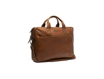 The Chesterfield Brand Frazer - Leren Laptoptas tot 15 inch - Cognac
