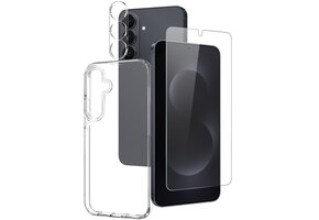 NORTHJO 3-in-1 Set voor Samsung Galaxy S26 - TPU Backcover hoesje + Screenprotector + Lens
