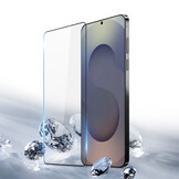 Samsung Galaxy S26 Plus Screenprotector - Full Screen 9H Medium Alumina Glass - HD Clear - Vingerafdruk Support - Zwarte Rand