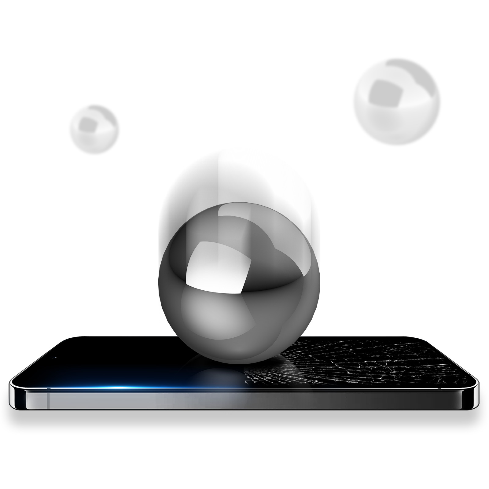 Samsung Galaxy S26 Plus Screenprotector - Full Screen 9H Medium Alumina Glass - HD Clear - Vingerafdruk Support - Zwarte Rand