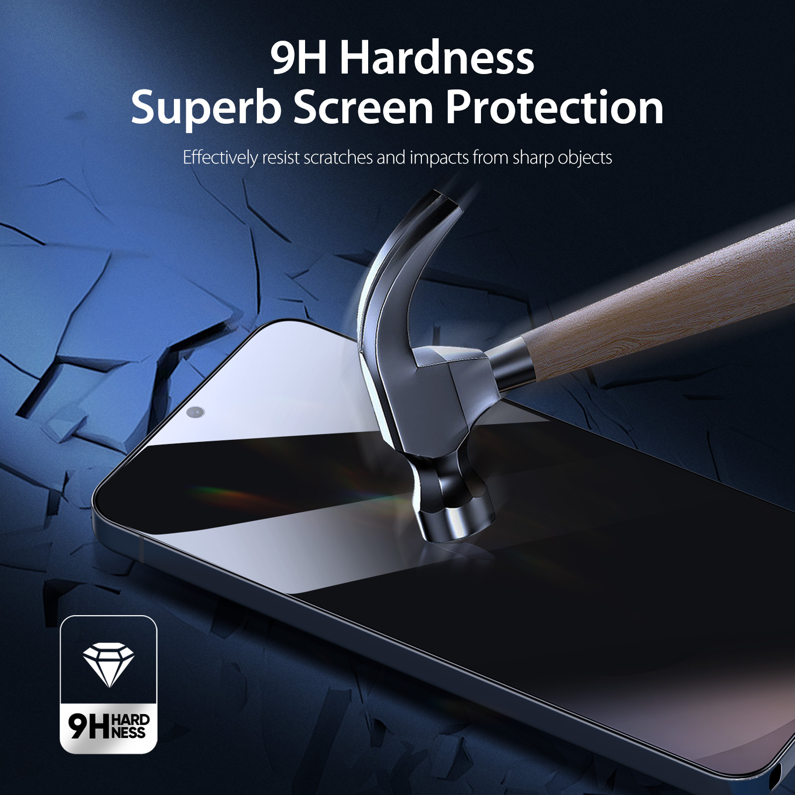 Samsung Galaxy S26 Plus Privacy Glass - 30° Anti-Spy Screenprotector - 9H High Aluminium-silicon Glass - Vingerafdruk Support