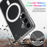 Samsung Galaxy S26 TPU Backcover hoesje - Magnetic Case - Transparant TPU + Acryl Back Cover - Schokbestendig - Geschikt voor MagSafe Accessoires