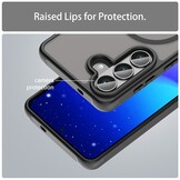 Samsung Galaxy S26 backcover hoesje - Magnetic Case met MagSafe Ondersteuning - Schokbestendig PC + TPU - Camera Bescherming - Zwart