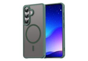 Casety Samsung Galaxy S26 hoesje - slanke backcover met MagSafe ondersteuning - Groen