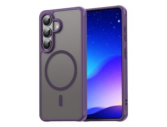 Casety Samsung Galaxy S26 hoesje - slanke backcover met MagSafe ondersteuning - Paars