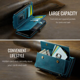 Samsung Galaxy S26 hoesje portemonnee tasje - Blauw