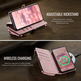 Samsung Galaxy S26 hoesje portemonnee tasje - Lichtroze