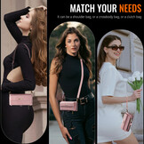 Samsung Galaxy S26 Plus hoesje portemonnee tasje - Lichtroze