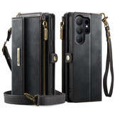 Samsung Galaxy S26 Ultra hoesje portemonnee tasje - Zwart