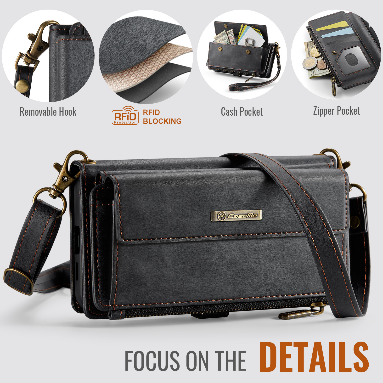 Samsung Galaxy S26 Ultra hoesje portemonnee tasje - Zwart