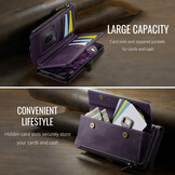 Samsung Galaxy S26 Ultra hoesje portemonnee tasje - Paars