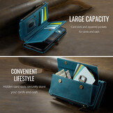 Samsung Galaxy S26 Ultra hoesje portemonnee tasje - Blauw