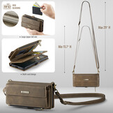 Samsung Galaxy S26 Ultra hoesje portemonnee tasje - Bruin