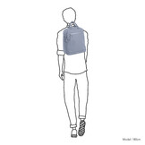 Norfolk Laptoptas 15.6 inch - Schoudertas met Verstelbare Band - Gewatteerd Laptopvak - Unisex Werktas - Zachtblauw